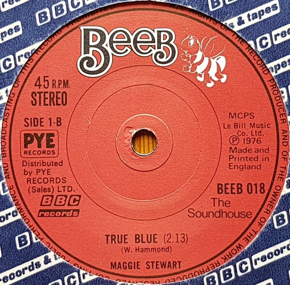 BEEB 018 Bye bye love Maggie Stewart from the BBC records and Tapes library Label
